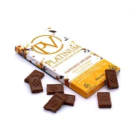 100mg Milk Chocolate Caramel Bar by Platinum Vape