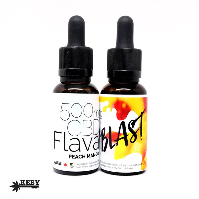 500mg CBD Peach Mango Keey FLAVA BLAST