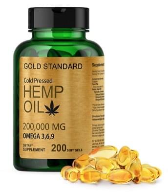 100mg THC Hemp Seed Oil Capsules